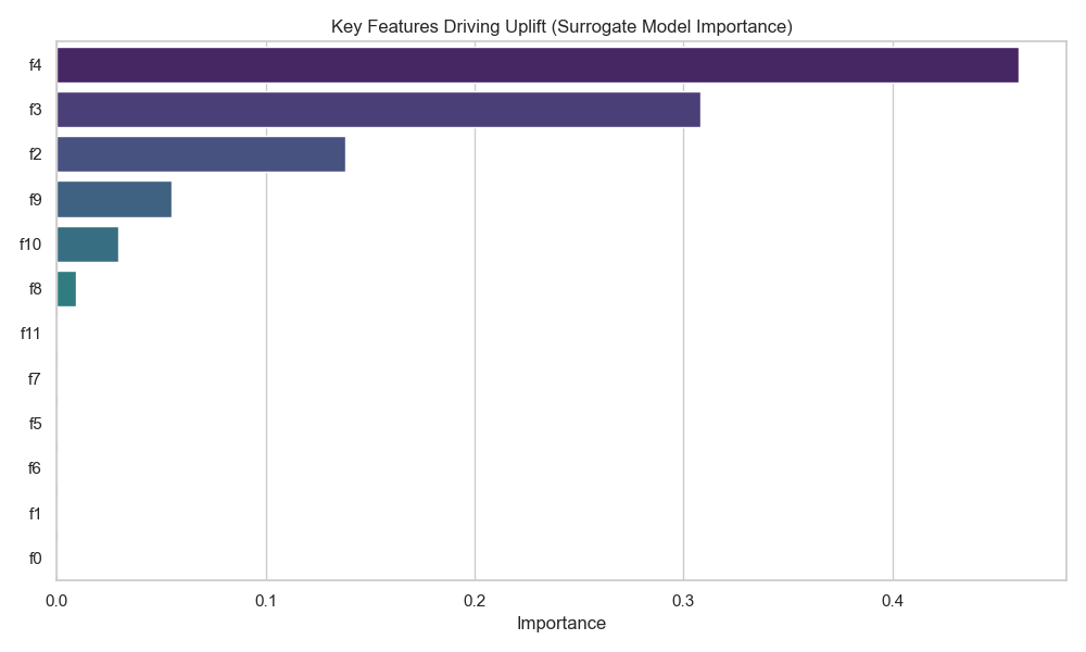 Surrogate-tree feature importance